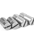 Spot On Locating Dowel Pin Set With External Thread In 304 Stainless Steel For Precision Alignment In Machinery And Fabrication M4 25mm 5pcs