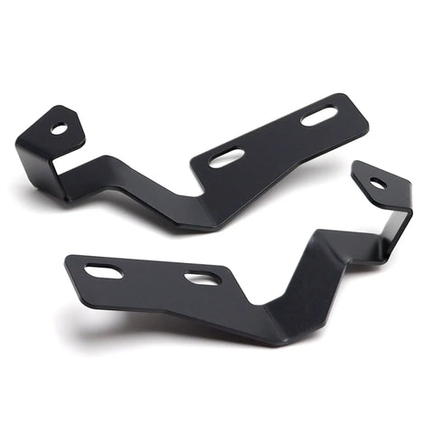 Heavy Duty Steel A Pillar Ditch Light Mounting Bracket For Lexus GX470 2003 2009, black steel bracket, close-up view