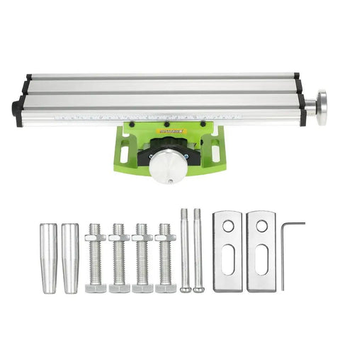 Milling Machine Work Table With Cross Slide And Compound Drilling Slide For Bench Drill Adjustable X Y Axis 310 By 90 mm platform kit