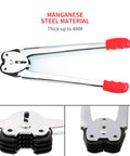 Pallet Strapping Kit With Tensioner And Sealer, 1/2 Inch By 330 Feet Hand Banding Tool, Parcel Packing Machine Kit, Includes 50 Metal Seals, Easy To Use And Lightweight For Moving Heavy Duty Jobs, manganese steel tensioner