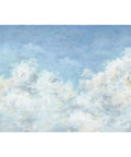 Blue In The Clouds Peel And Stick Wall Mural 10.5 Ft By 6 Ft Easy To Install No Paste Required Adhesive Backing Lets You Stick And Remove