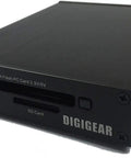 Front view of DIGIGEAR ATA Flash PCMCIA To USB 3.0 Card Reader For SD SDHC SDXC Cards, Industrial Grade USB 3.0 Reader.