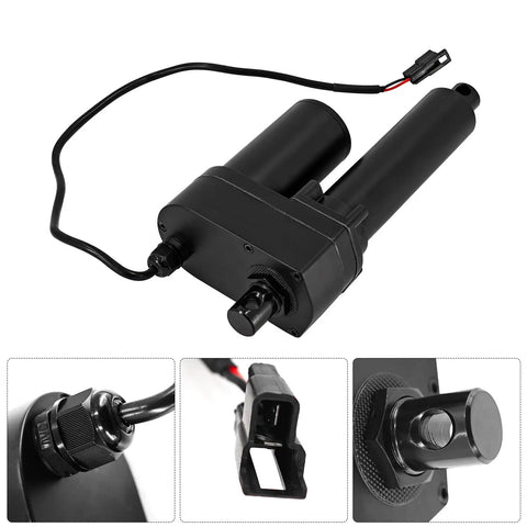 341-008 24V Linear Actuator with cable for Serco Dock Levelers V250 V450 Restraints 341008, detailed close-up views