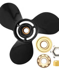 13 Inch Diameter 19 Pitch Aluminum Boat Propeller For Mercury Outboard Engines 40HP Through 150HP Right Hand Rotation 15 Spline 3 Blade Replacement Prop with parts