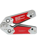 Heavy Duty Magnetic Welding Positioner Fixture Clamp With Lock Tight Grip And Built In Hex Wrench For Rock Solid Angle Adjustments and No Fuss Setup On Home Shop Metal Projects, adjustable angles visible.