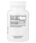 Back view of Lithium Orotate Supplement for Brain Health and Mood Boost, 20mg Per Capsule, Vegan and Gluten, Dairy, Soy Free, 90 Capsules bottle