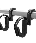 UTV Gun Holder Roll Bar Rack Fits One Inch One And A Half Inch One And Three Quarter Inch And Two Inch Roll Bars Heavy Duty Versatile Gun Mount For Polaris RZR Ranger Can Am Kawasaki Snowmobile Golf Cart installed on bar.
