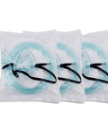 Adults Europe Size L Plus Oxygen Mask Set With 6.6 Ft Tubing and adjustable strap, three PVC masks in packaging.