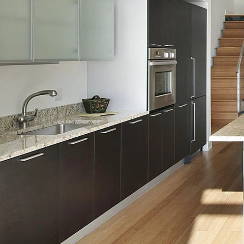 Modern kitchen with Medallion Gourmet Series Undermount Stainless Steel Kitchen Sink With Large Single Bowl Satin Finish Strainer