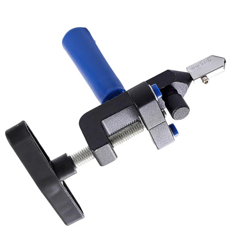 Pro Grade Glass Tile Cutter With 2 In 1 Breaker Function Tungsten Steel Cutting Wheel Ergonomic Handle Side View