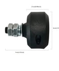 Round Magnetic Limit Switch Magnets for Sliding Gate Opener Black 4 Pack Gate Opener Accessories, nylon glass fiber