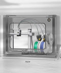 All In One 3D Printer Enclosure With LED Light Filament Dryer Fume Extractor And Ventilation showing dimensions