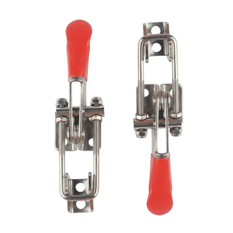 Beefy Heavy Duty Quick Release Toggle Clamp Set Adjustable Stainless Steel 304 With 400 Lbs Holding Capacity, 2 Clamps