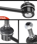 Close-up details of Two Pack Front Sway Bar Links Pair For Ford Fusion 2013-2020 Edge 2015-2022 Police Responder Hybrid And SSV