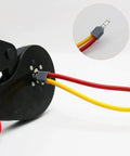 1200-Piece Wire Ferrule Kit With 900 Single Line Ferrules And 300 Twin Barrel Ferrules used on red and yellow wires