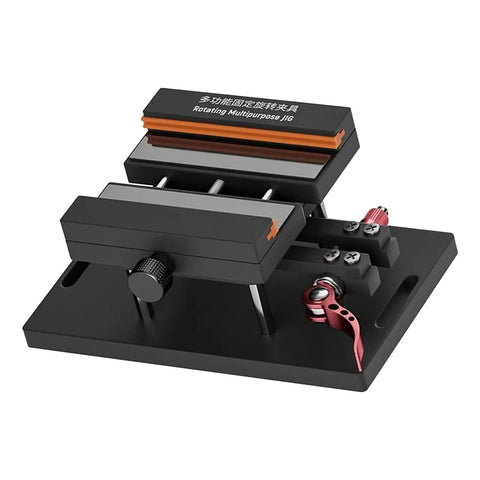 Rotatable Phone Fixture Tool With Degree Adjustable Clamp Powerful Suction Cup And Silicone Frame For LCD Heating Screen Detachment