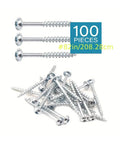 Pocket Hole Screws Set In Multiple Sizes 8 By 1 Inch 8 By 1.25 Inch 8 By 1.5 Inch 8 By 2 Inch 8 By 2.5 Inch Self Tapping Wood Screws
