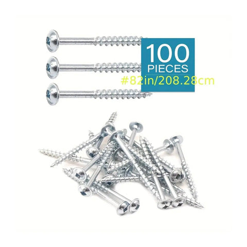 Pocket Hole Screws Set In Multiple Sizes 8 By 1 Inch 8 By 1.25 Inch 8 By 1.5 Inch 8 By 2 Inch 8 By 2.5 Inch Self Tapping Wood Screws