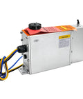 Heavy Duty Electric Over Hydraulic Marine Grade Trailer Brake Actuator 1600 Psi with wiring and caution label, suitable for boat trailers.