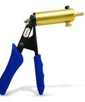 Ultima Vacuum Pump Handle With Brass Chamber And Blue Ergonomic Silicone Grips for mechanical work