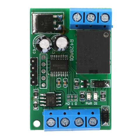Ultra Compact RS485 Modbus RTU Serial Port Relay Module With Six Operational Modes 12V One Channel PLC Controller board