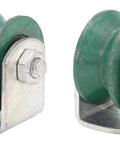 heavy duty V groove casters for industrial use with smooth maneuverability