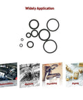 419 Piece Metric O Ring And Gasket Kit With 32 Universal Sizes NBR Buna N Nitrile Rubber O Ring Set for automotive and plumbing uses