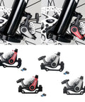 Beast Mode Mountain Bike Front Disc Brake Kit With Twin Piston Mechanical Caliper And Machined Aluminum Body Built Tough For Electric Bikes