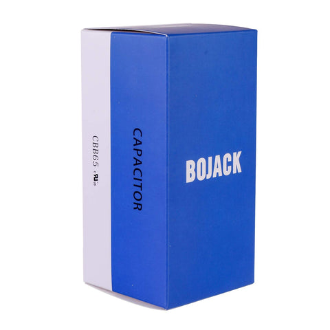 Blue box packaging for 20 Microfarad 370V 450V AC CBB65 Round Motor And Fan Starting Capacitor For Compressors And Fans 10000 AFC Safety Rated
