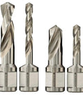 Built Tough 1/4 Inch High Speed Steel Twist Drill Bit With Weldon Shank for drill press, designed for cutting hard metals and thick steel.