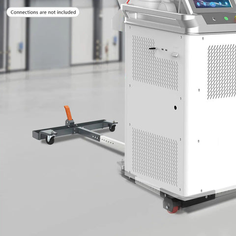 Heavy Duty Universal Mobile Base For Workshop Equipment with adjustable steel stand and locking casters