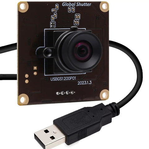 Global Shutter USB Camera Module With 90FPS High Speed 1920x1200 2MP AR0234 UVC Webcam Board with USB cable