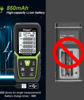 Image showing the Laser Distance Meter With 393 Feet Range And All Day Battery Life Built In Li Ion Battery And Electric Angle Sensor.