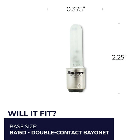 Dimmable 60-Watt Krypton Xenon T3 DC Bayonet Frost Bulb, 2700K Warm White, 960 Lumens, Krypton Xenon Gas Blend For A Brighter, Whiter Glow, Lit Accent Lighting Ready, 4-Pack