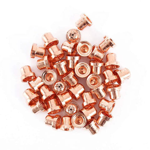 Plasma Cutting Consumables Kit 100Pcs Includes Shield Cups Nozzles Swirl Baffles Electrodes For PT31 Cutter Torch And Pro Grade