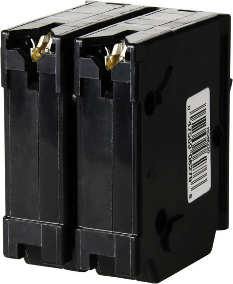 Homeline 80 Amp Two Pole Circuit Breaker With Plug On Design for Quick DIY Install 120 240V Compatible With Load Centers