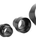 5 Step Modular Dust Hose Reducer And Adapter Set For Four Inch To One And A Quarter Inch Hoses With Fully Customizable Adapters And Tapered Fittings