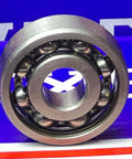 6200 Bearing 10x30x9mm Open chrome steel close-up view showing deep groove design