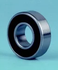 Gen 62032RS3to4 6200 Light Series Bearing Workhorse for Industrial Machinery by General Bearing, side view, sealed ball bearing