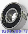 6201-2RS-13 Bearing 13x32x10 Sealed - VXB Ball Bearings