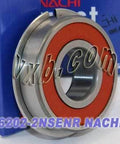 6202-2NSENR Nachi Bearing Sealed C3 Snap Ring Japan 15x35x11 Bearings - VXB Ball Bearings