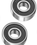 6203-2RS Sealed Bearing With Double Seal For Superior Grease Retention And Impurity Protection front view pair