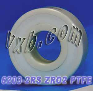 6203-2RS Full Ceramic Sealed 17mm Metric ZrO2 Bearing - VXB Ball Bearings