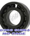 6203 Full Complement Ceramic Bearing 17x40x12 Metric Si3N4 Bearings - VXB Ball Bearings