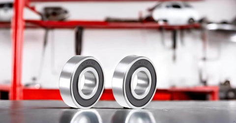 Two Pack 6204-2RS Lawn Mower Spindle Ball Bearing Set Heavy Duty With 0.787 Inch Inner Diameter