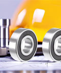 Two Pack 6204-2RS Lawn Mower Spindle Ball Bearing Set Heavy Duty With 0.787 Inch Inner Diameter, 1.850 Inch Outer Diameter