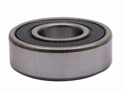 6204-2RSH Double Rubber Seal Deep Groove Ball Bearing 20x47x14mm, side view of single bearing showing dual rubber seals