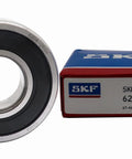 6204-2RSH Double Rubber Seal Deep Groove Ball Bearing and box, 20x47x14mm size, 2 pack