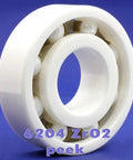 6204 Full Ceramic Sealed Bearing 20x47x14 ZrO2 - VXB Ball Bearings