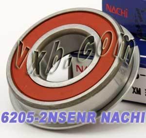 6205-2NSENR Nachi Bearing 25x52x15 Sealed C3 Snap Ring Bearings - VXB Ball Bearings